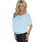 Bluse Fashion - Dekokette - Hellblau