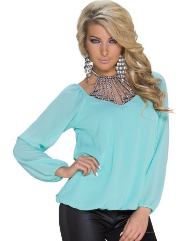Bluse Strass