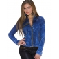 Jeans Jacke Signet - Batik - Blau