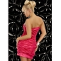 Bandeaukleid Tentation - Gesmokt - Pink