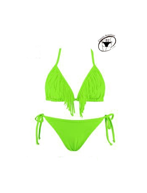 Bikini Rae - Fransen - Neongrün