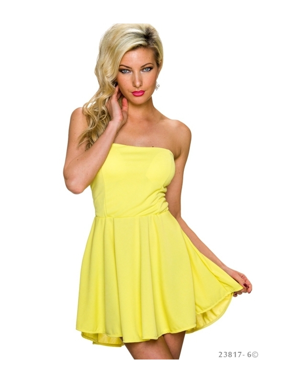 Kleid Made in Italy - Summerfeeling - Zitronengelb