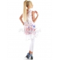 Kleid 5People!S - Indianer Style - Weiss/Rosa