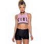 Crop Top DSguided - Girl - Rosa