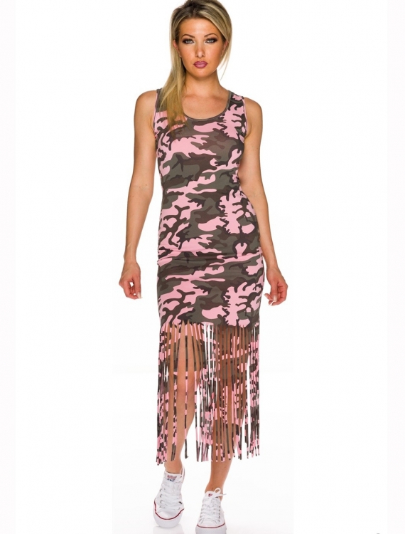 Kleid Ling Ling - Camouflage - Rosa