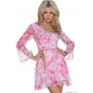 Kleid Moda Fashion - Blumen - Rosa