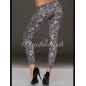 Leggings - Fantasie - Schwarz/Weiss