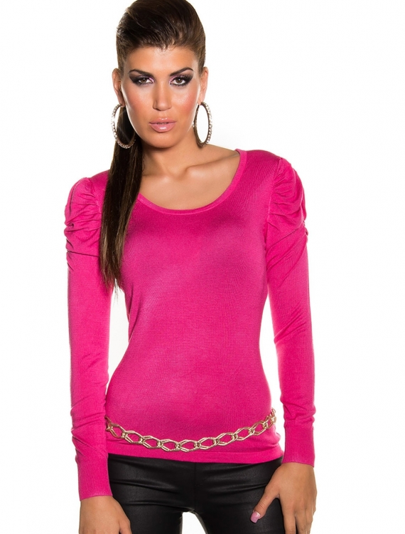 Pullover Miss Li - Cutout - Pink