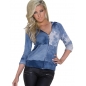 Pullover Crazy Age - Kapuze - Blau