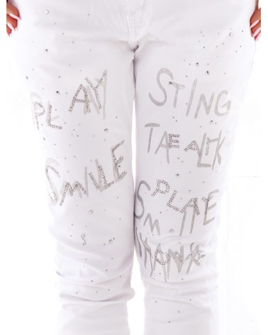 Jeans Mozzaar - Smile - Weiss