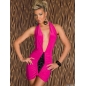 Minikleid Young Blood - Sexy Ausschnitt - Pink