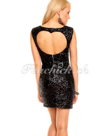 Kleid Solange - Cutout - Schwarz