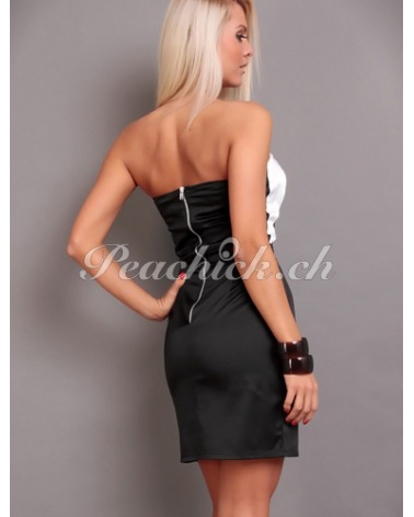 Kleid Mayaadi - Kontrast - Rost