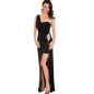 Maxikleid Goddess - Strasssteine - Schwarz