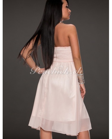 Kleid Eva & Lola - Trägerlos - Apricot