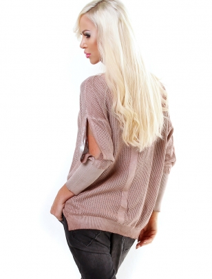 Pullover HR Make It - Metallise - Beige