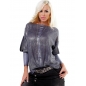 Pullover HR Make It - Metallic - Blau