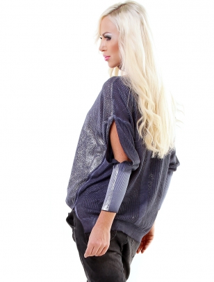 Pullover HR Make It - Metallic - Blau