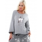 Pullover Timiami - Sternendruck - Grau