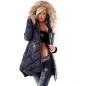 Jacke Honey Winter - Kunstpelz - Blau