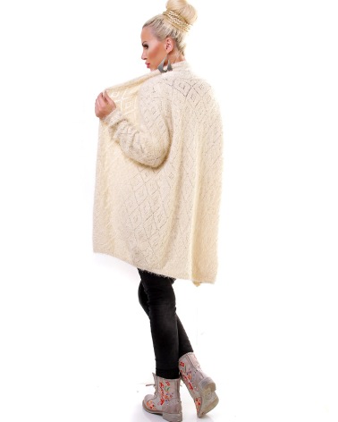 Jacke Queen Drama - Kuschel - Creme