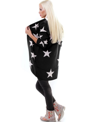 Jacke Bluoltre - Stern - Grau