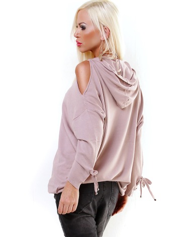 Pullover Queen Drama - Hoody - Beige