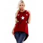 Pullover Moda Italia - Stars - Bordeaux