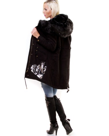Jacke Regular Denim - Kuschel - Rosa