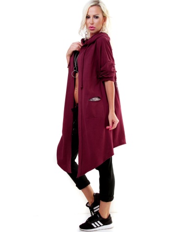 Jacke 5People!S - Asymetrisch - Creme