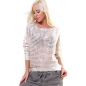 Pullover Made in Italy - Metallic - Creme