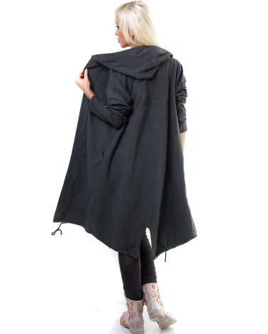 Jacke Styled in Italy - 3D Print - Anthrazit