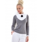 Pullover Beauty Women - Spitze - Grau