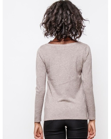Pullover Sovogue - VAusschnitt - Cinder