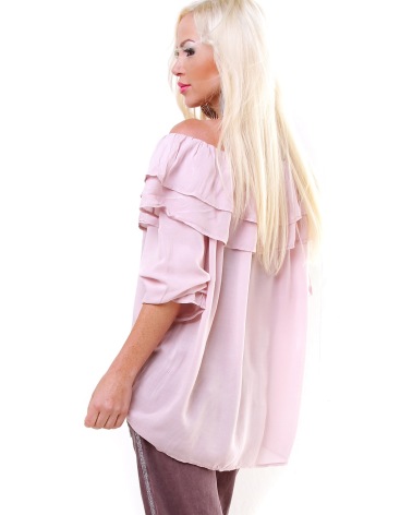 Bluse Royal Estetica - Volants - Creme