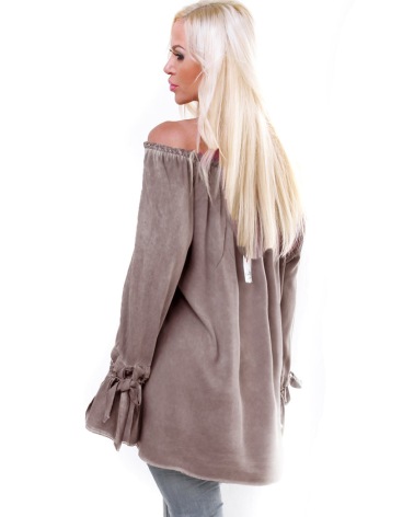 Bluse 5People!S -  Sternspitze - Creme