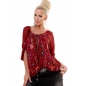 Bluse Bellavie - Folklore - Bordeaux