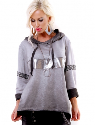 Pullover New Collection - Metallic - Grau