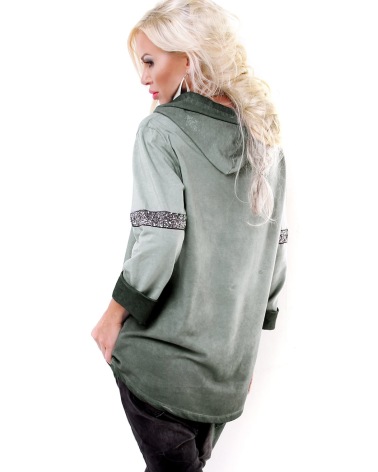 Pullover New Collection - Metallic - Grün