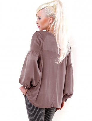 Bluse H-Trend - Glossy - Creme