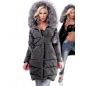 Jacke Honey Winter - Stickerei - Grau