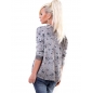 Pullover My Style - Flowers - Grau