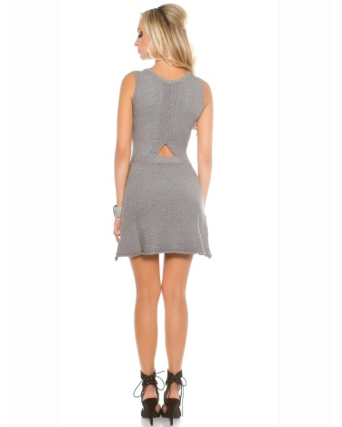 Strickkleid Koucla - Glimmer - Grau