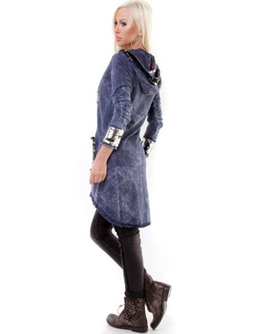 Kleid Signet - Punk - Schwarz