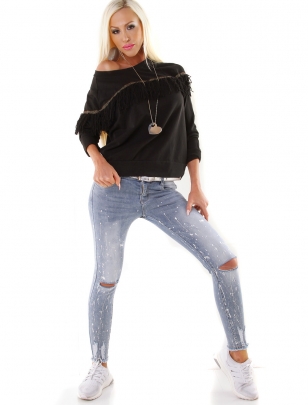 Pullover Lumina - Western Style - Weiss