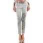 Hose 5People!S - Print/Glitter - Grau