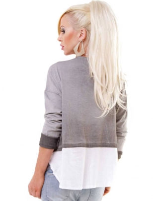 Pullover New Collection - Lagenlook - Grau