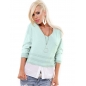 Pullover New Collection - Lagenlook - Mint