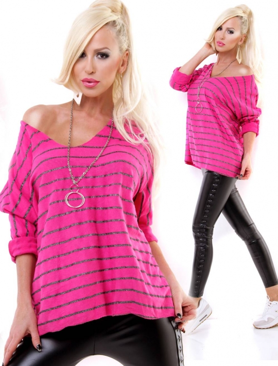 Pullover My Style - Glitzer - Pink