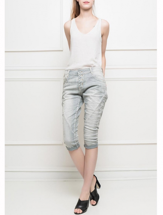 Capri Jeans Fashion Lovers - Boyfriend - Grau